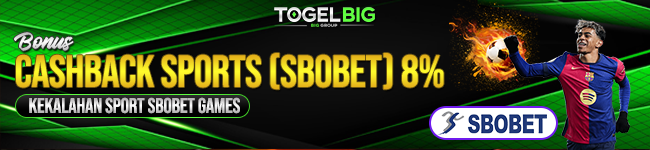BONUS CASHBACK SBOBET 8%